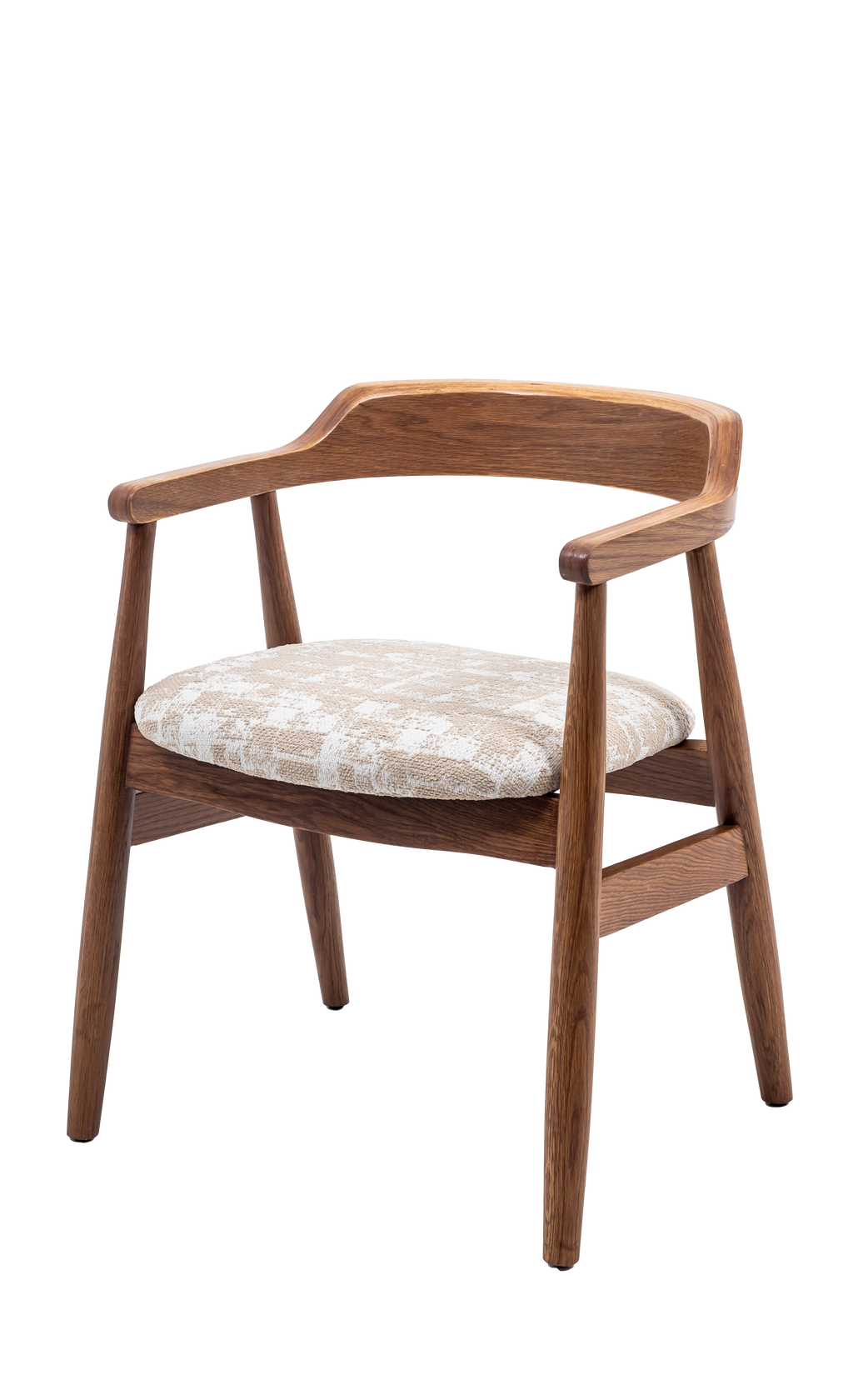 Melizabeth Wooden Dining Chair with Upholstered Seat