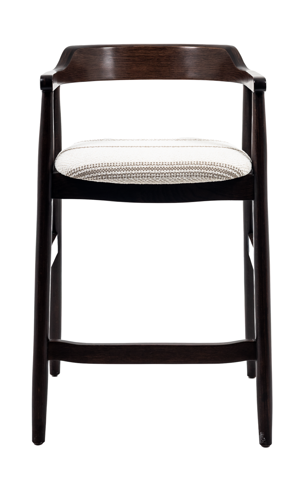 Melizabeth Wooden Bar Stool with Upholstered Seat