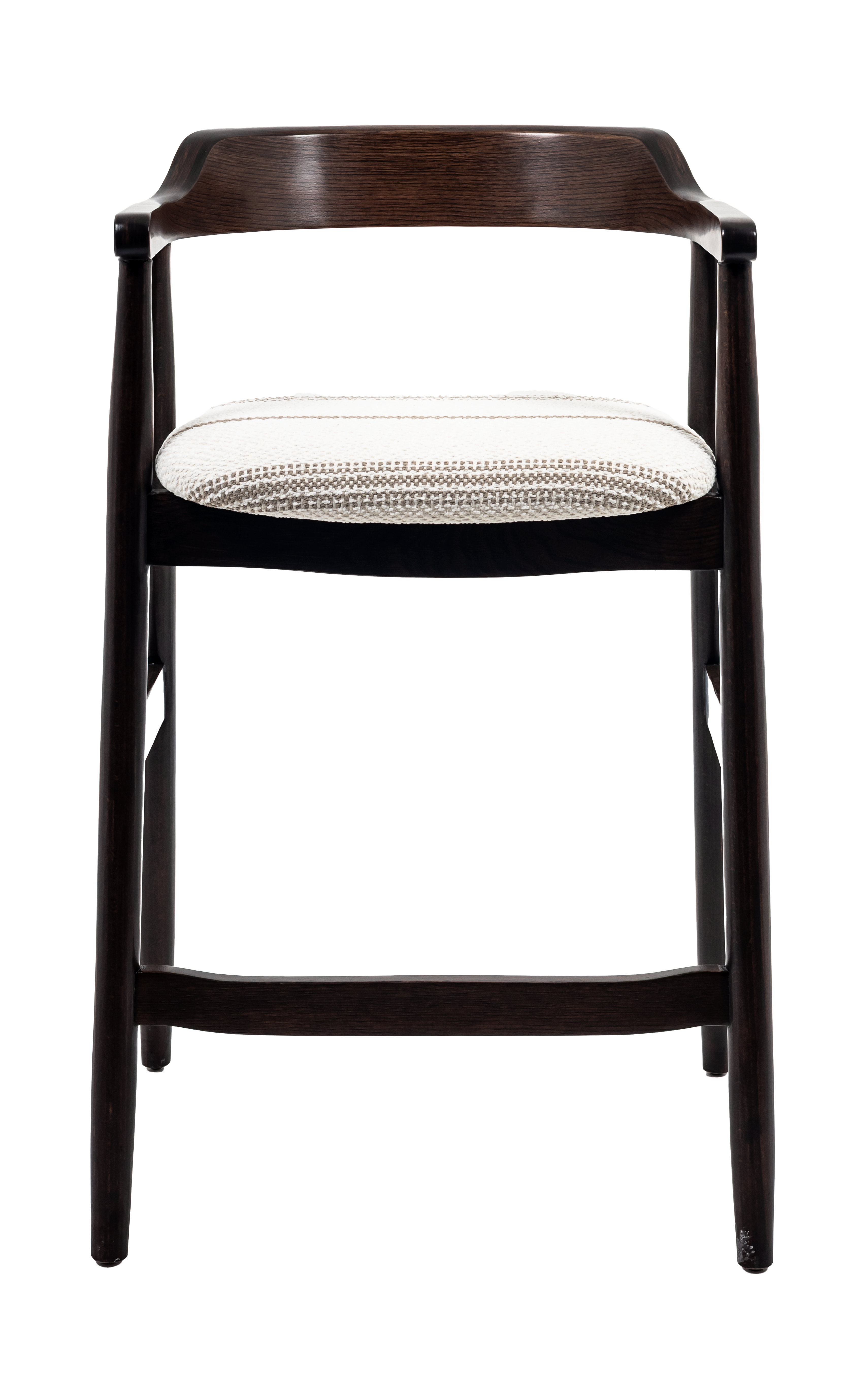 Melizabeth Wooden Bar Stool with Upholstered Seat