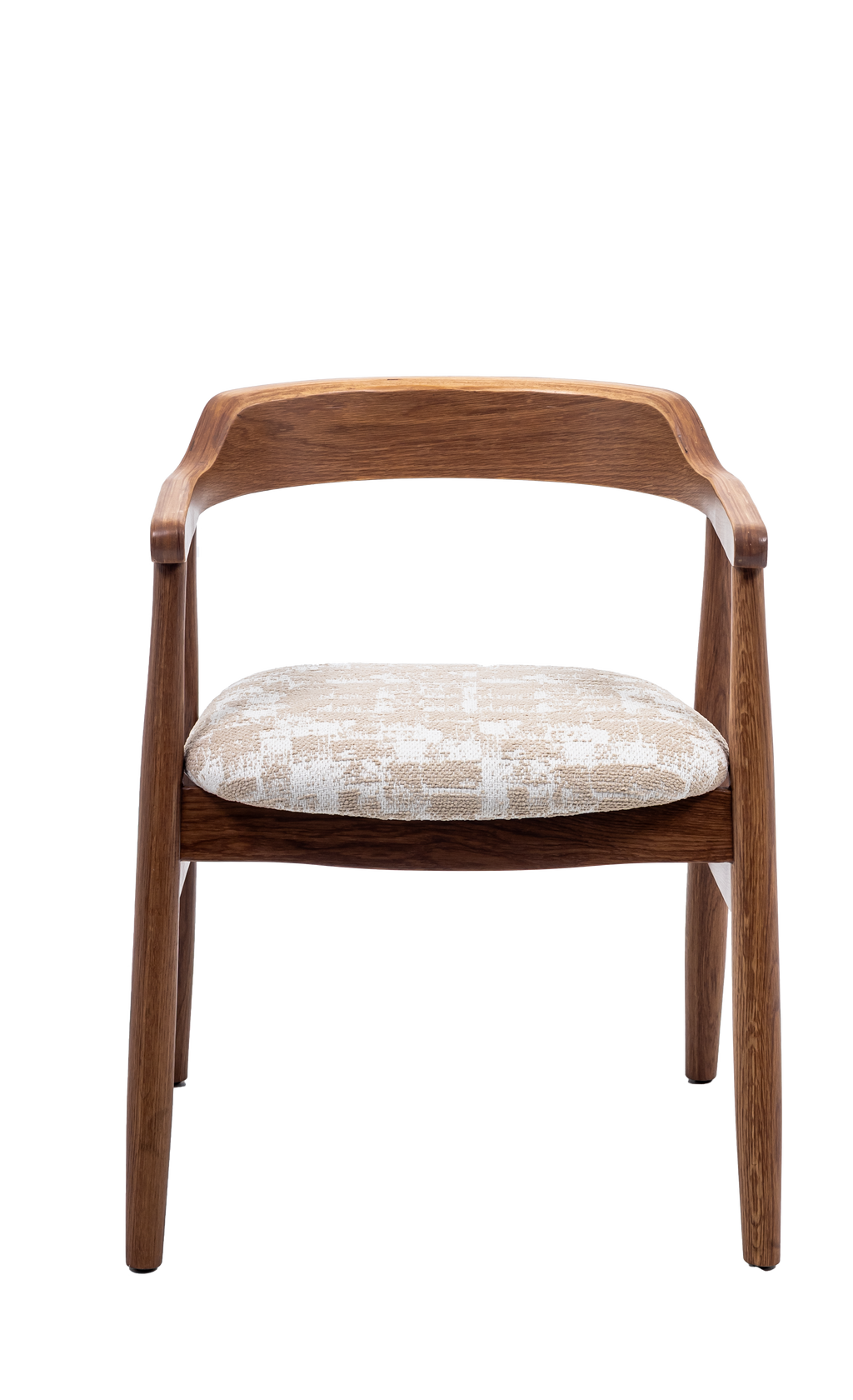 Melizabeth Wooden Dining Chair with Upholstered Seat