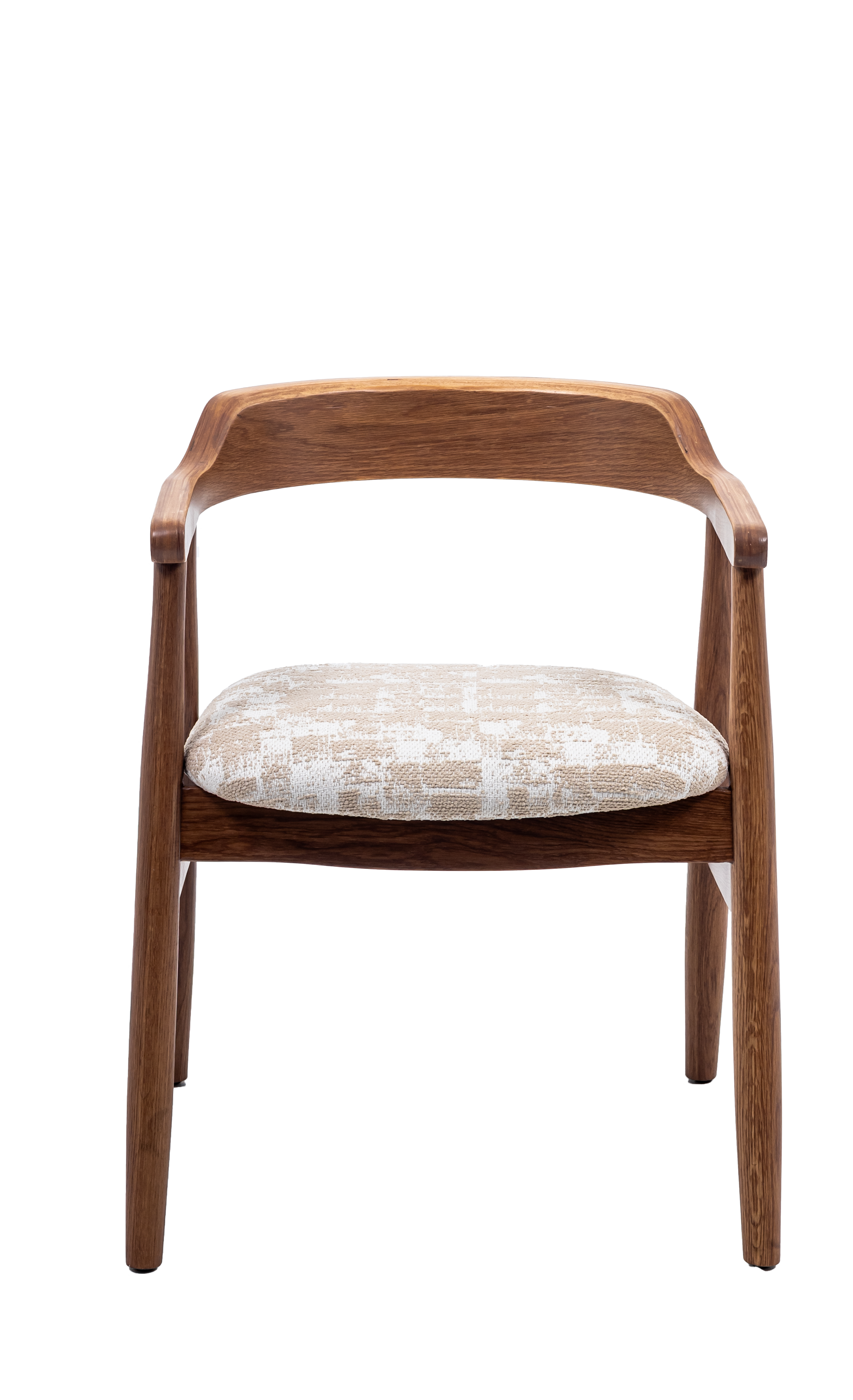 Melizabeth Wooden Dining Chair with Upholstered Seat