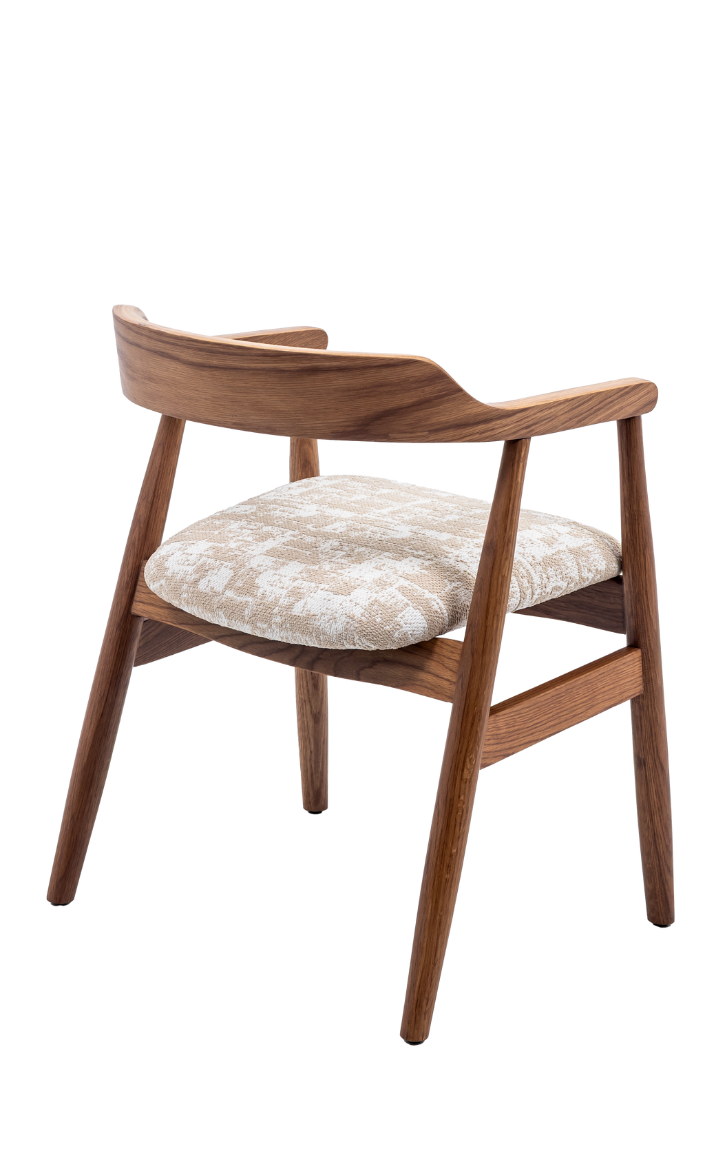 Melizabeth Wooden Dining Chair with Upholstered Seat