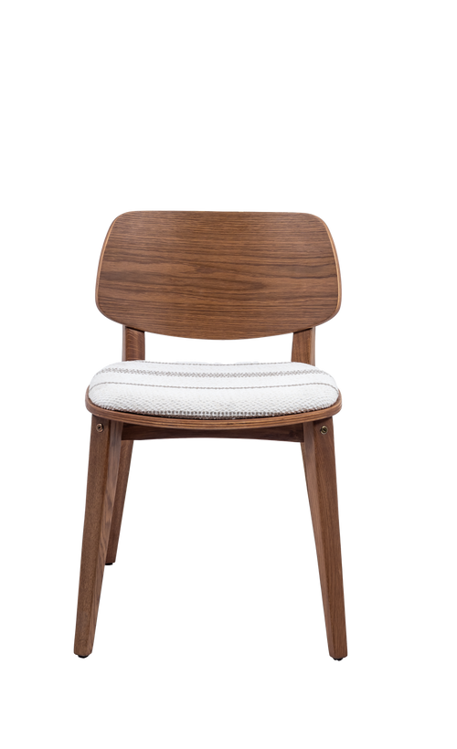Billia Wooden Dining Chair with Padded Seat