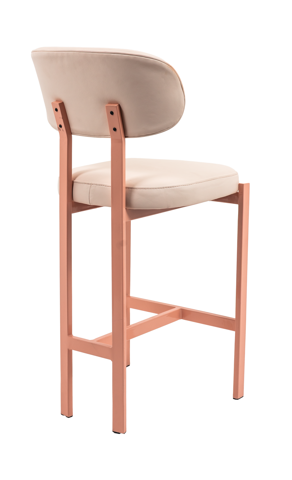 Candice Upholstered Steel Bar Stool