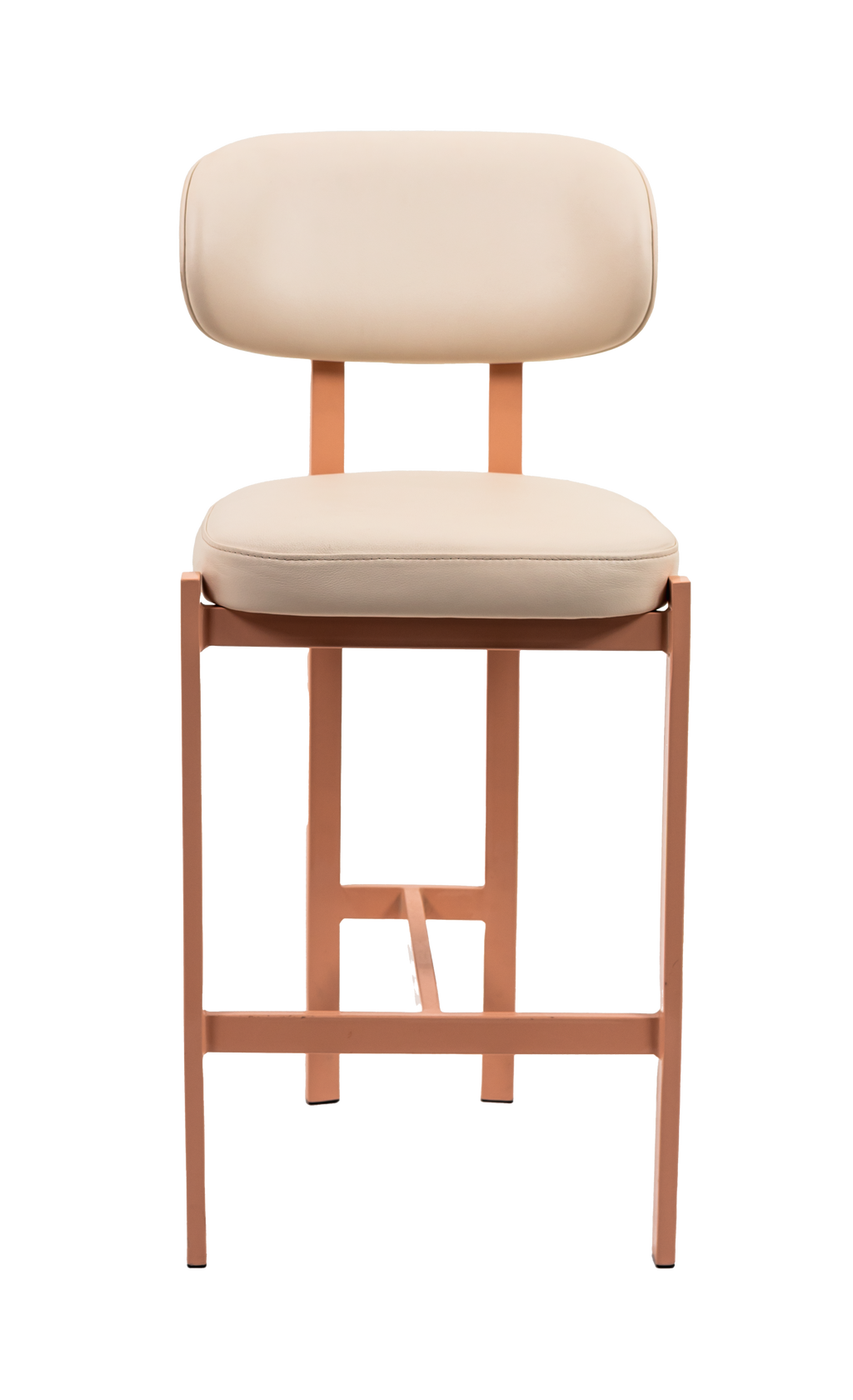 Candice Upholstered Steel Bar Stool