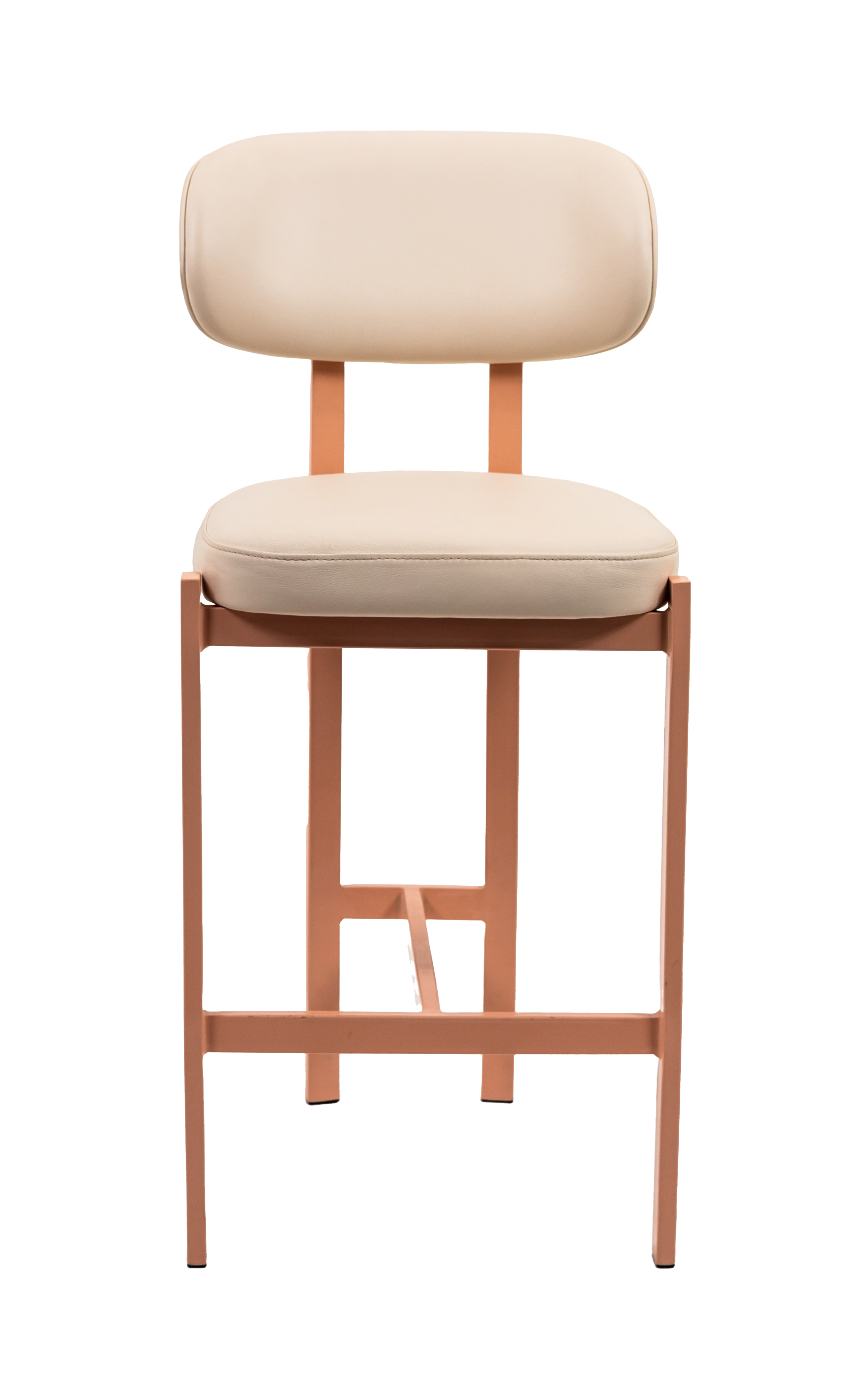 Candice Upholstered Steel Bar Stool