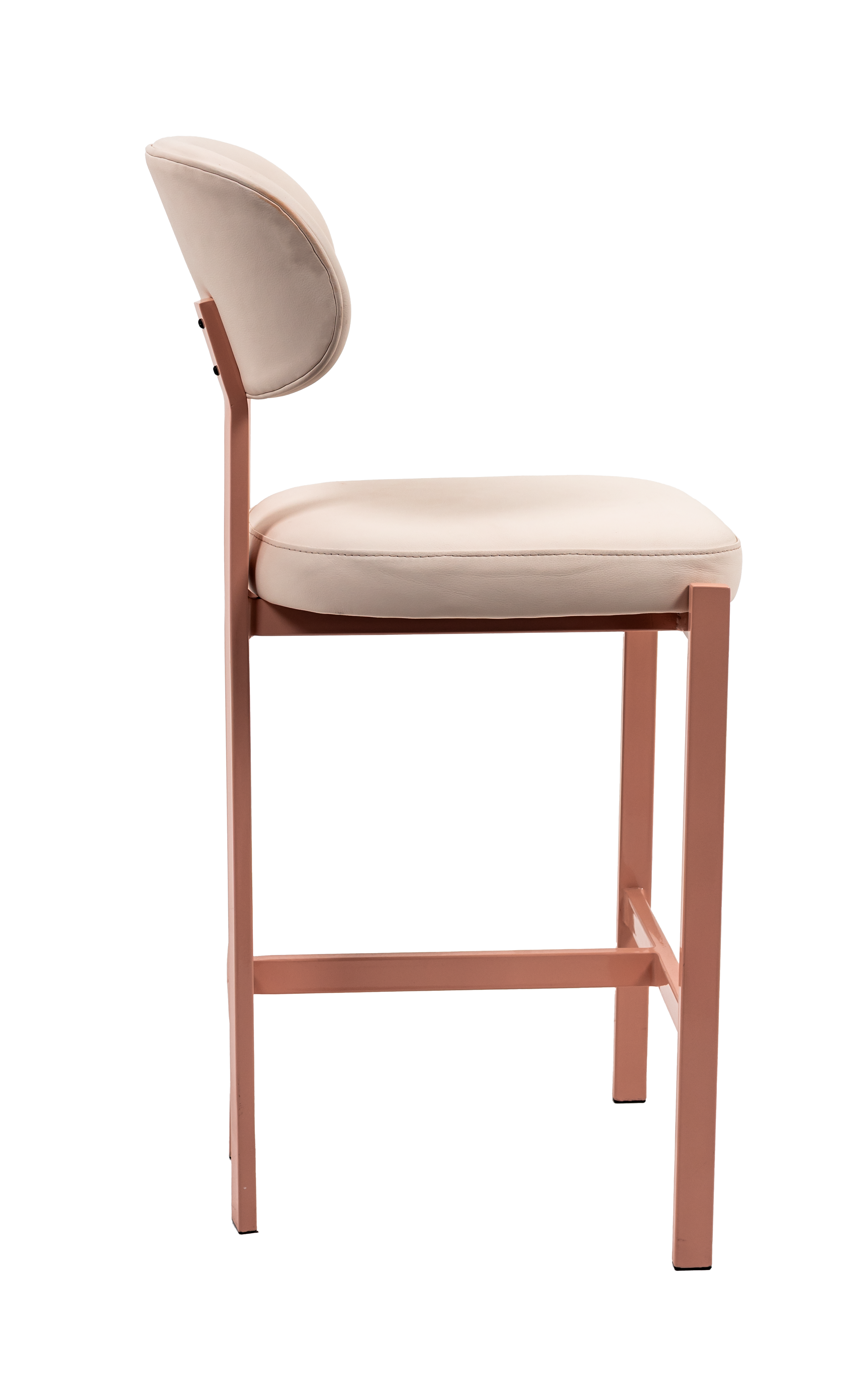 Candice Upholstered Steel Bar Stool