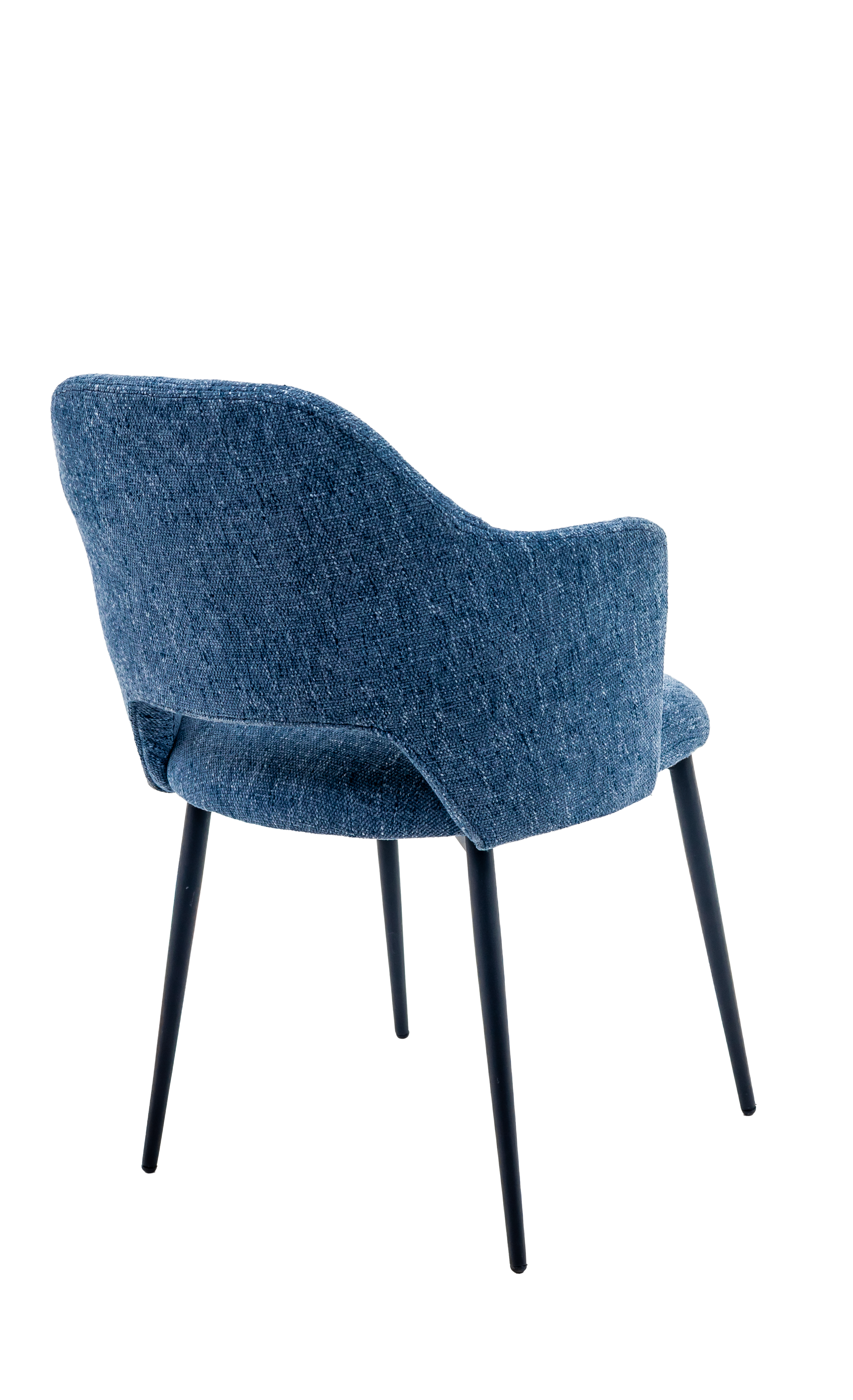 Hera Upholstered Steel Dining Armchair