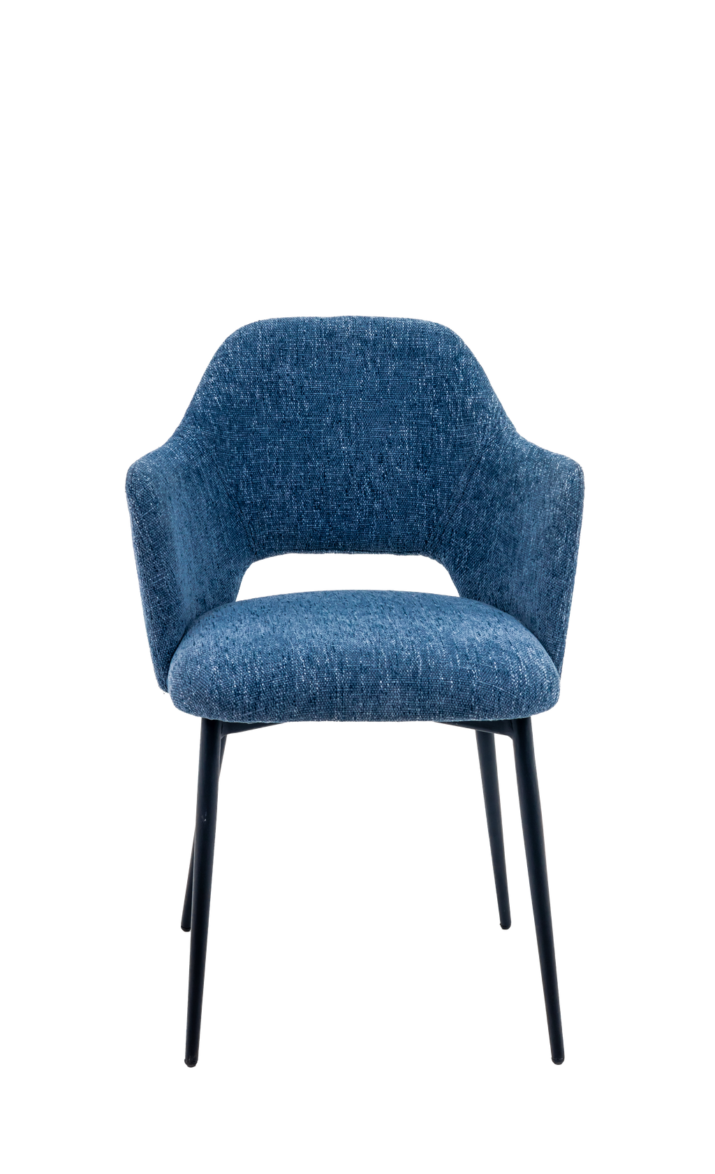 Hera Upholstered Steel Dining Armchair