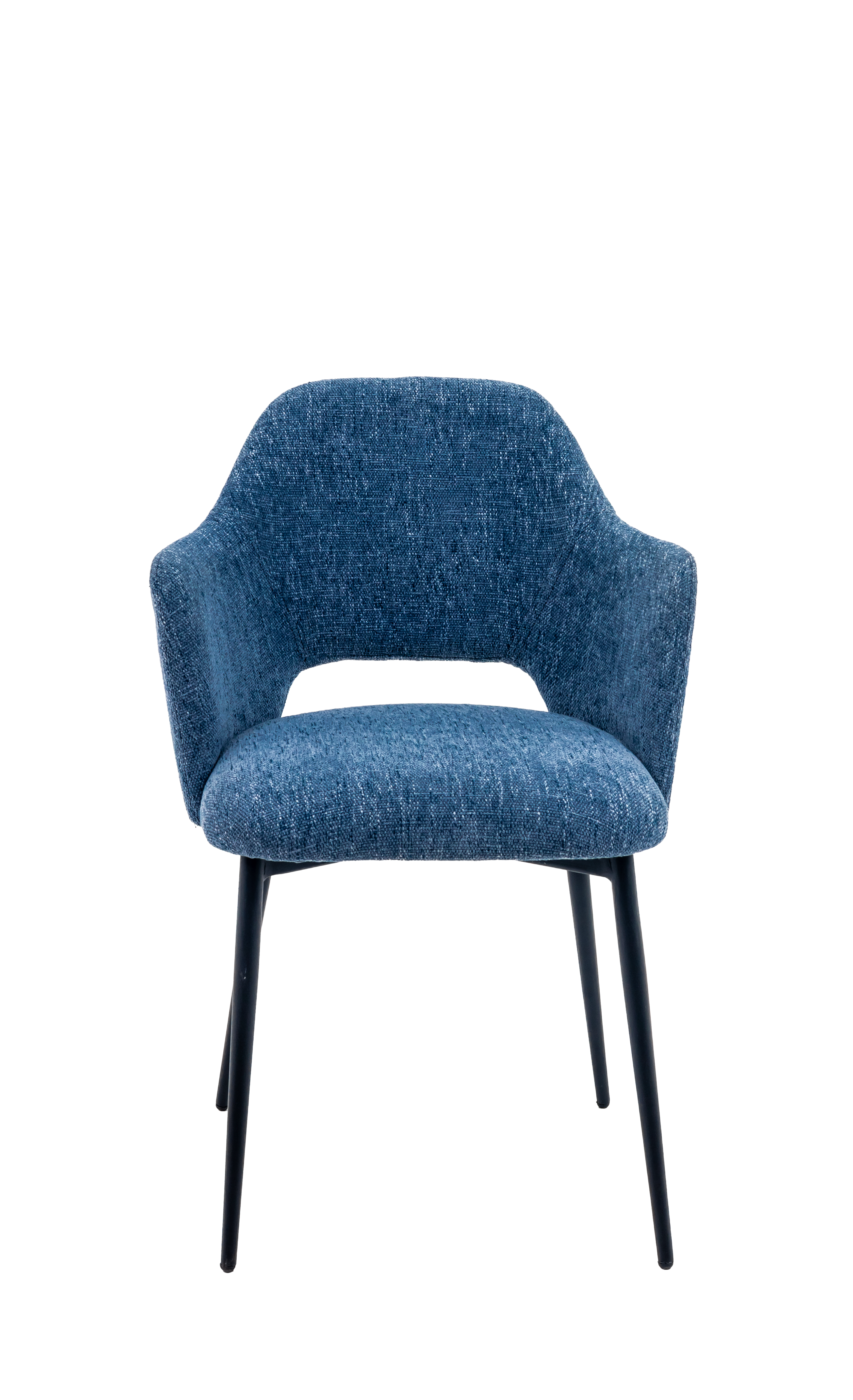 Hera Upholstered Steel Dining Armchair