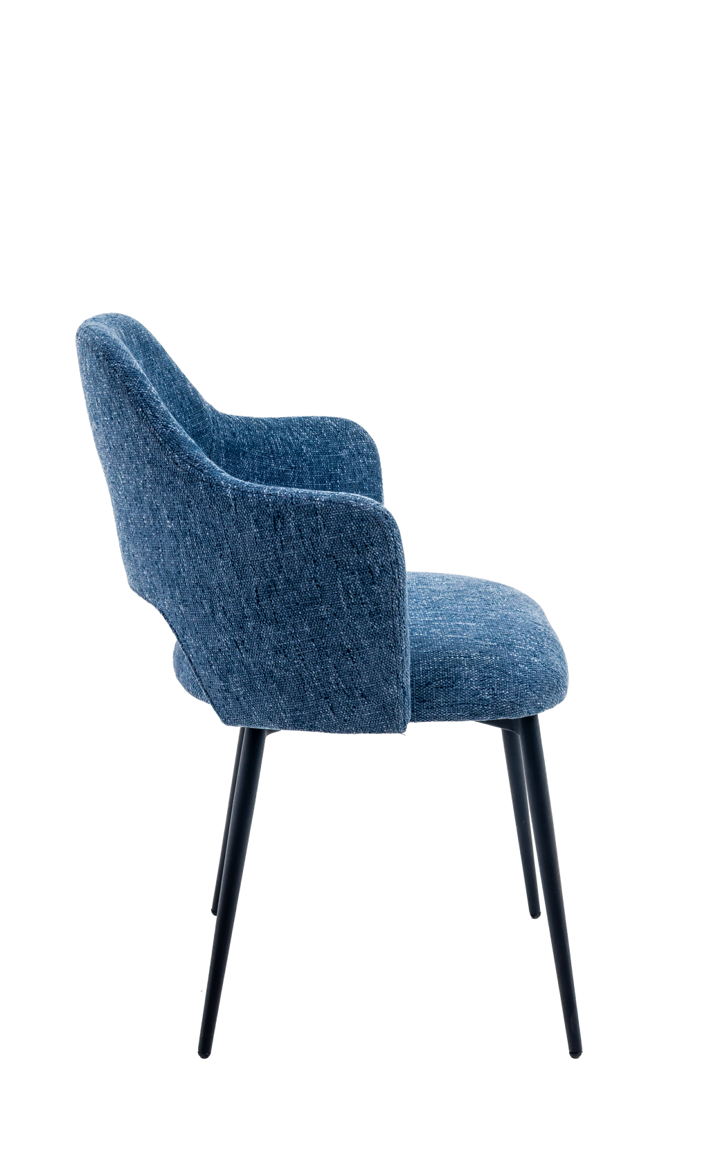 Hera Upholstered Steel Dining Armchair