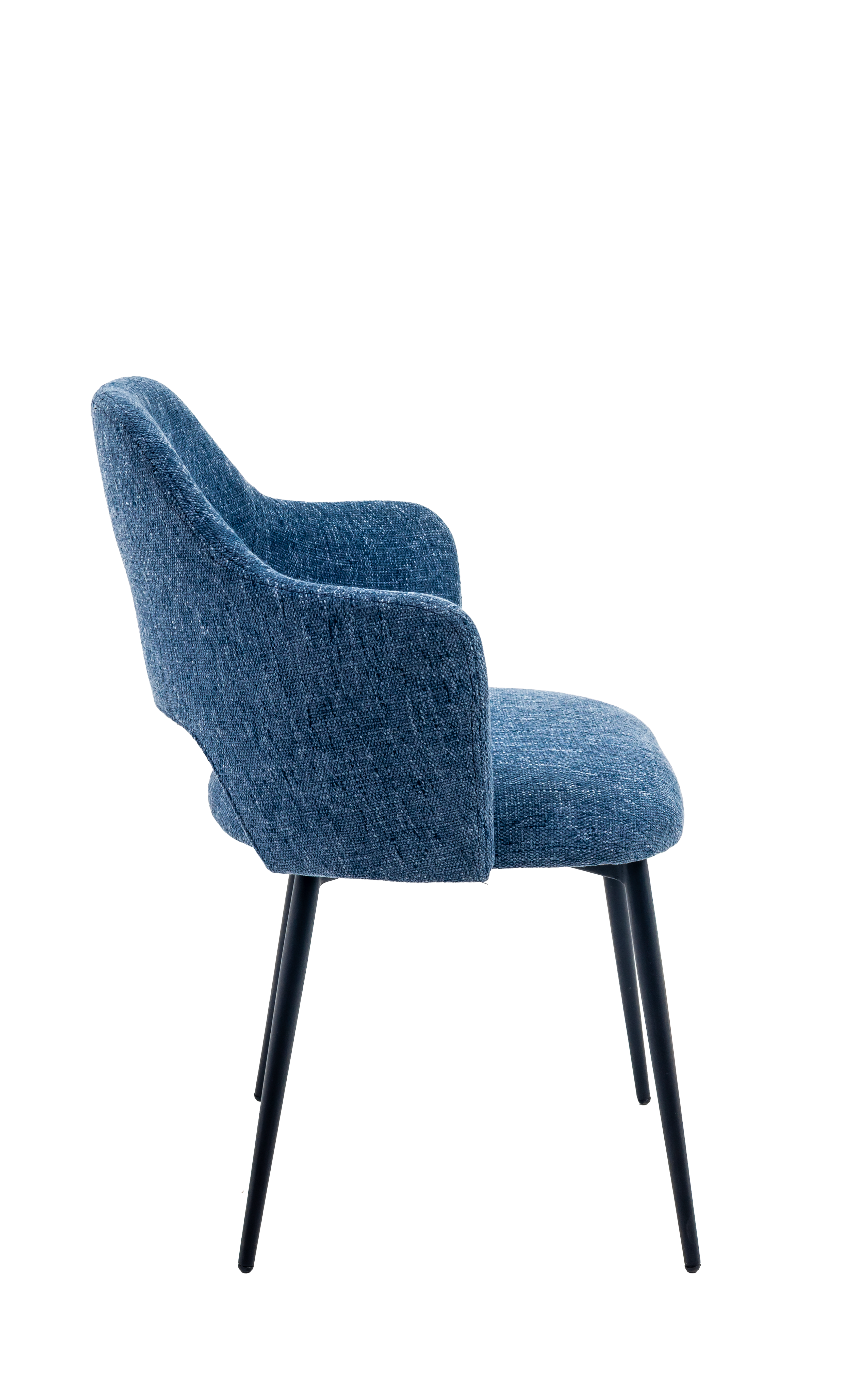 Hera Upholstered Steel Dining Armchair