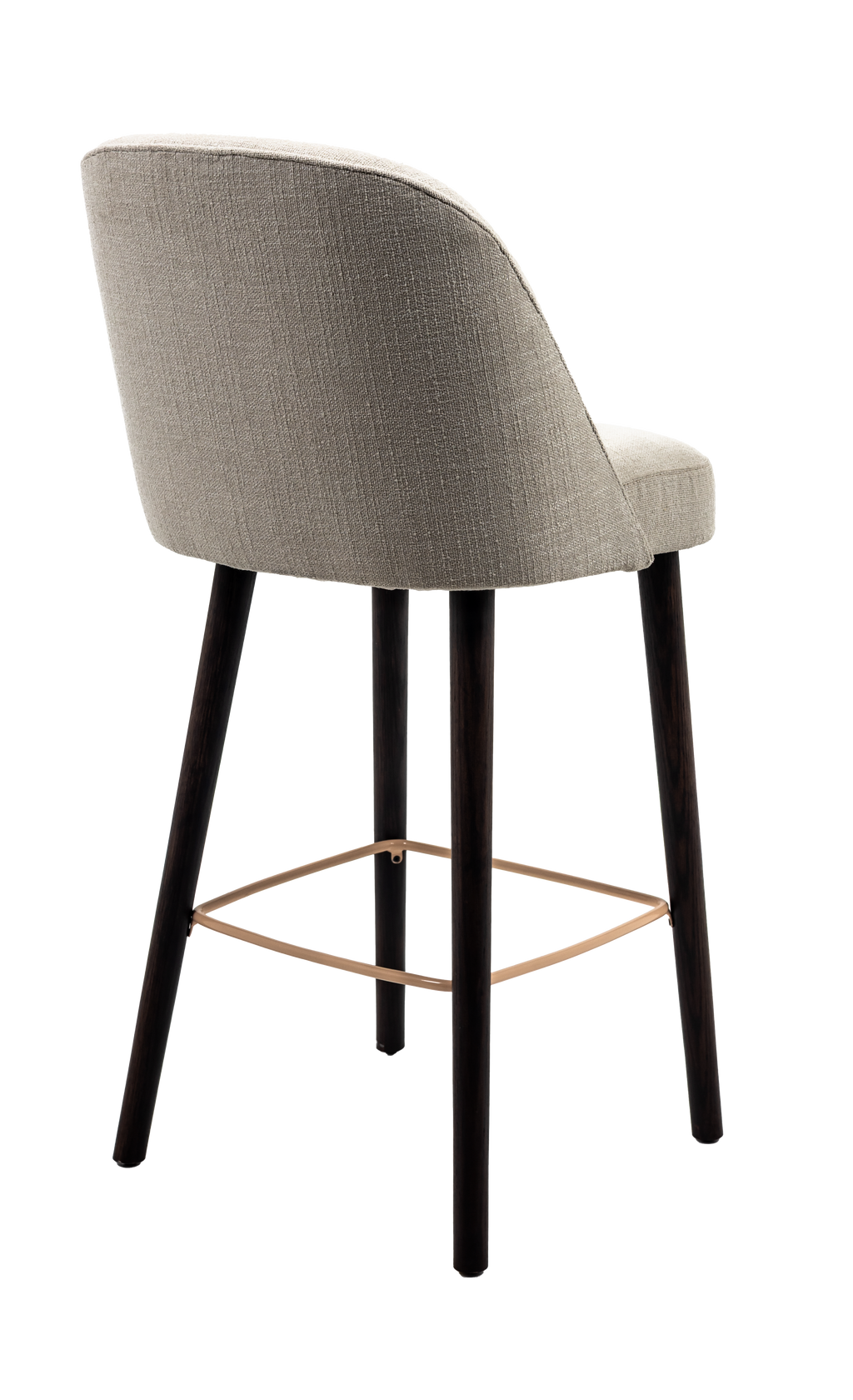 Jacob Upholstered Wooden Bar Stool