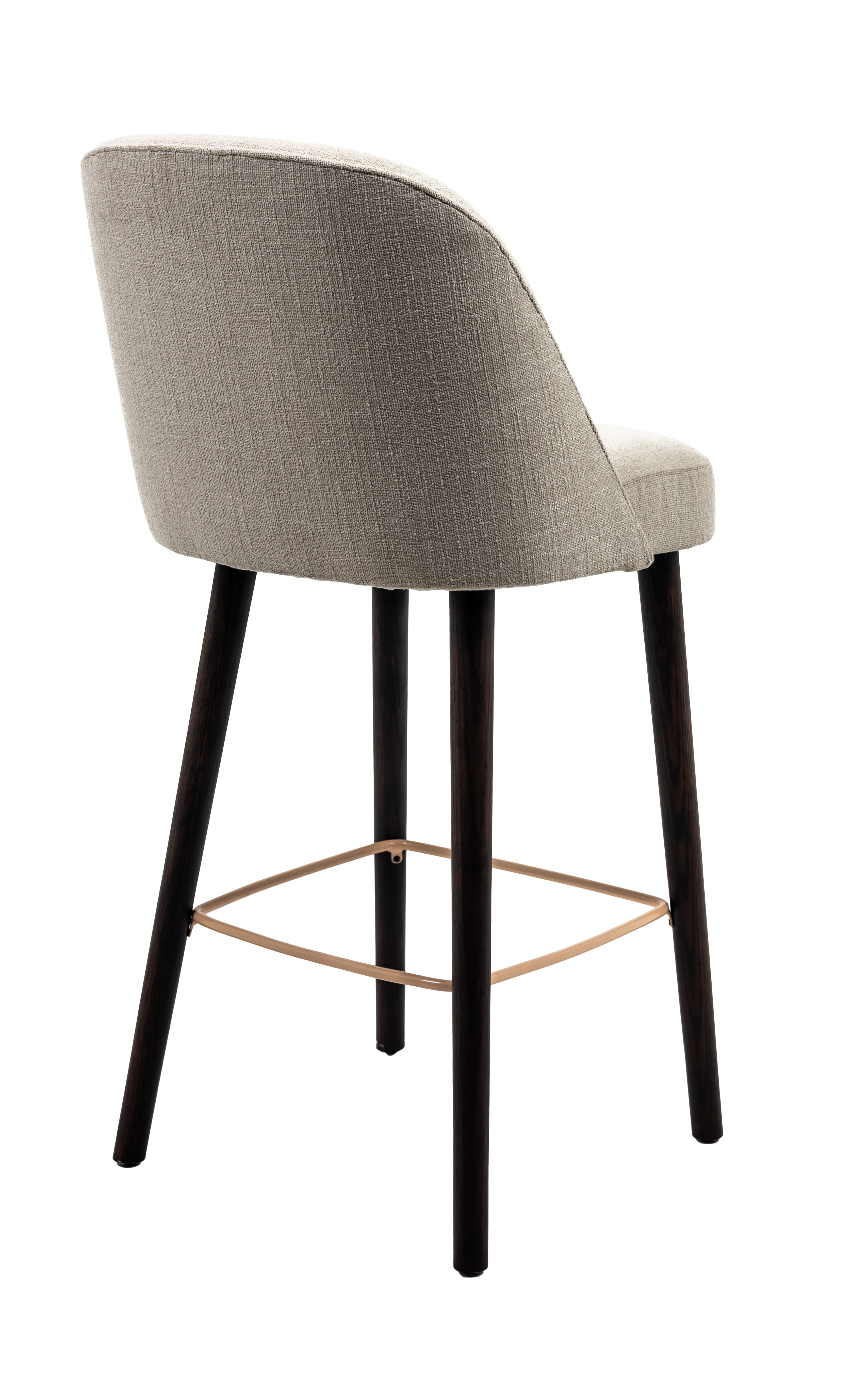 Jacob Upholstered Wooden Bar Stool