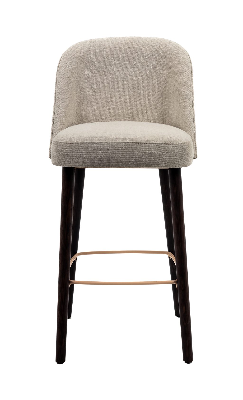 Jacob Upholstered Wooden Bar Stool