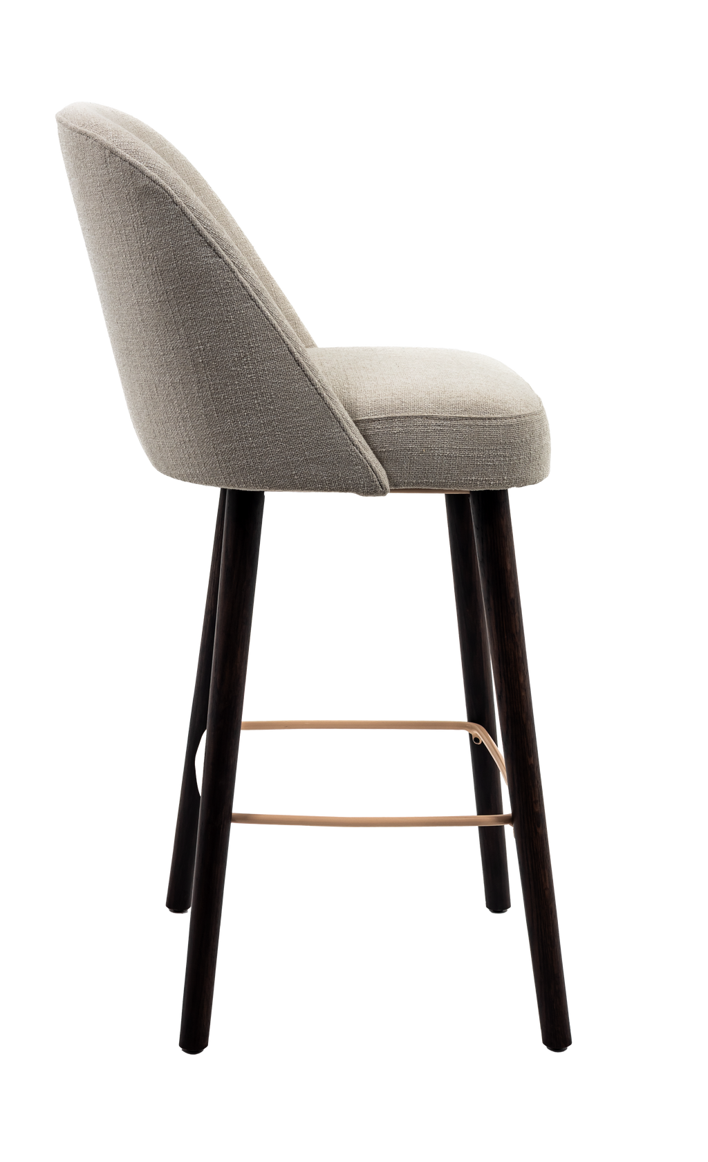 Jacob Upholstered Wooden Bar Stool