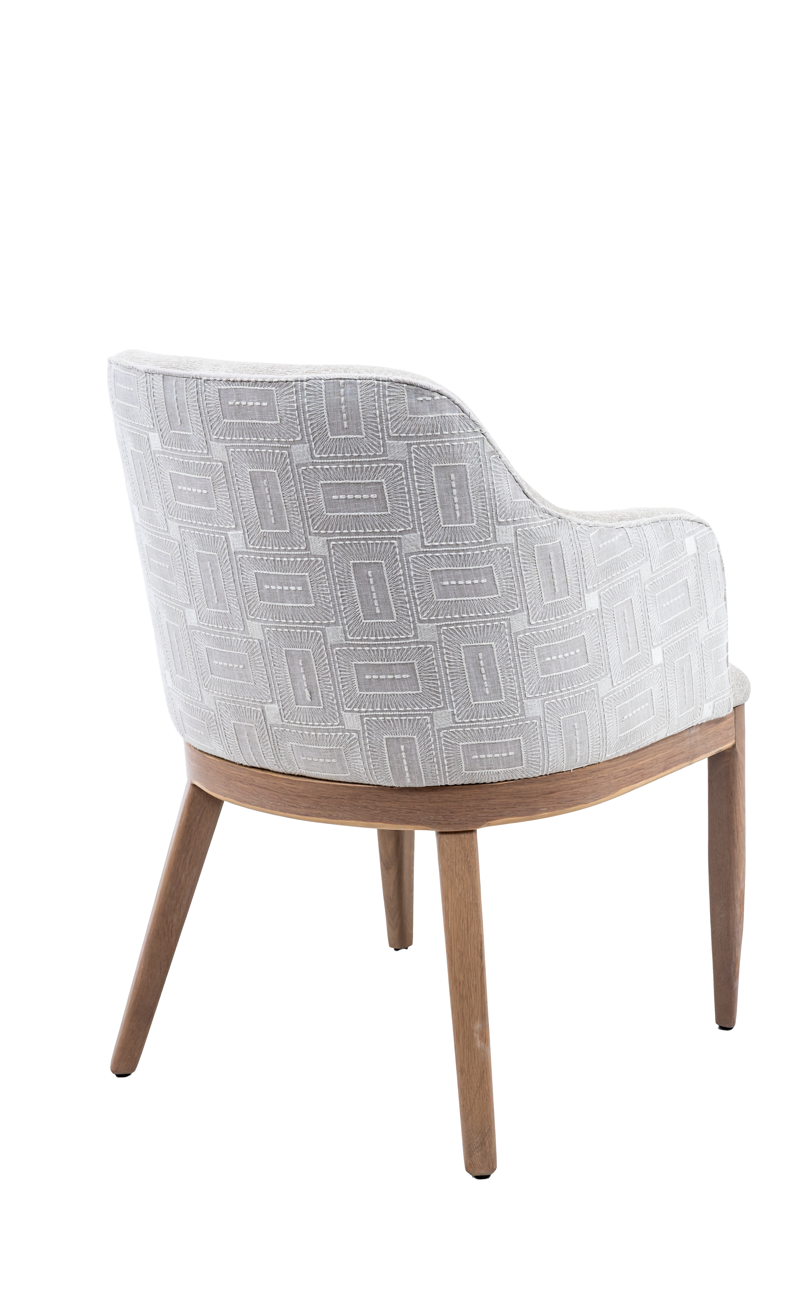 Jon Triloka Upholstered Wooden Dining Chair