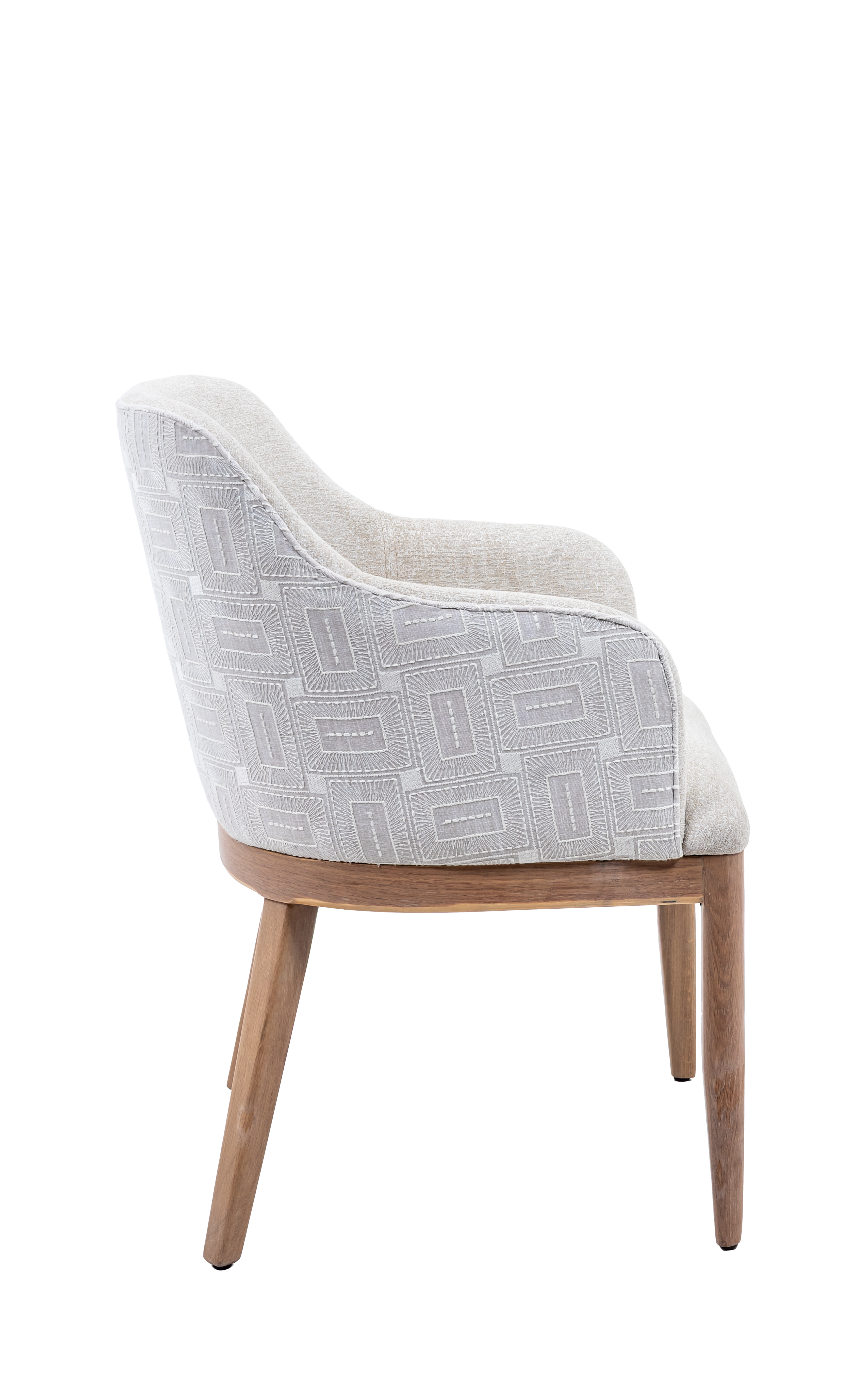 Jon Triloka Upholstered Wooden Dining Chair