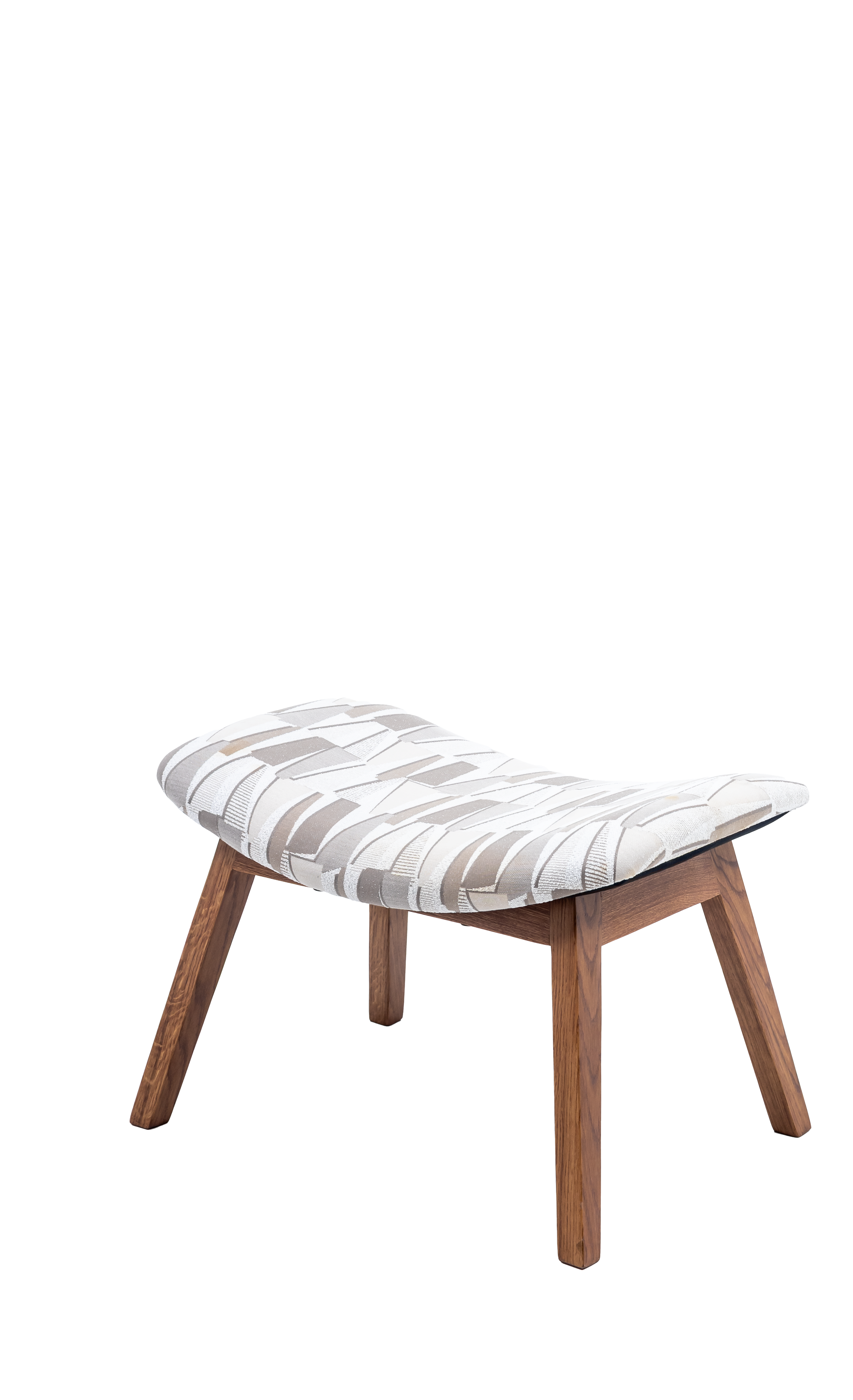 Nala Upholstered Wooden Ottoman