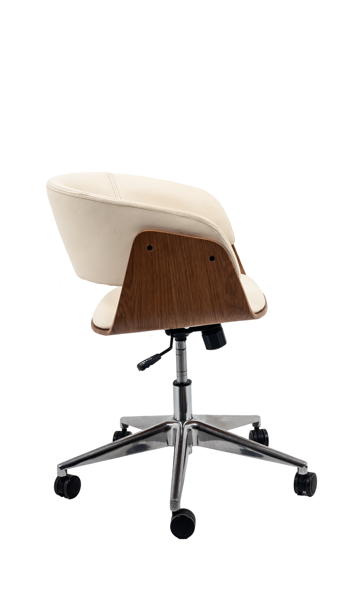 Niam Upholstered Wooden Office Chair with Padded Seat