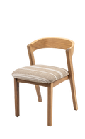 Ragu Wooden Dining Chair with Upholstered Seat