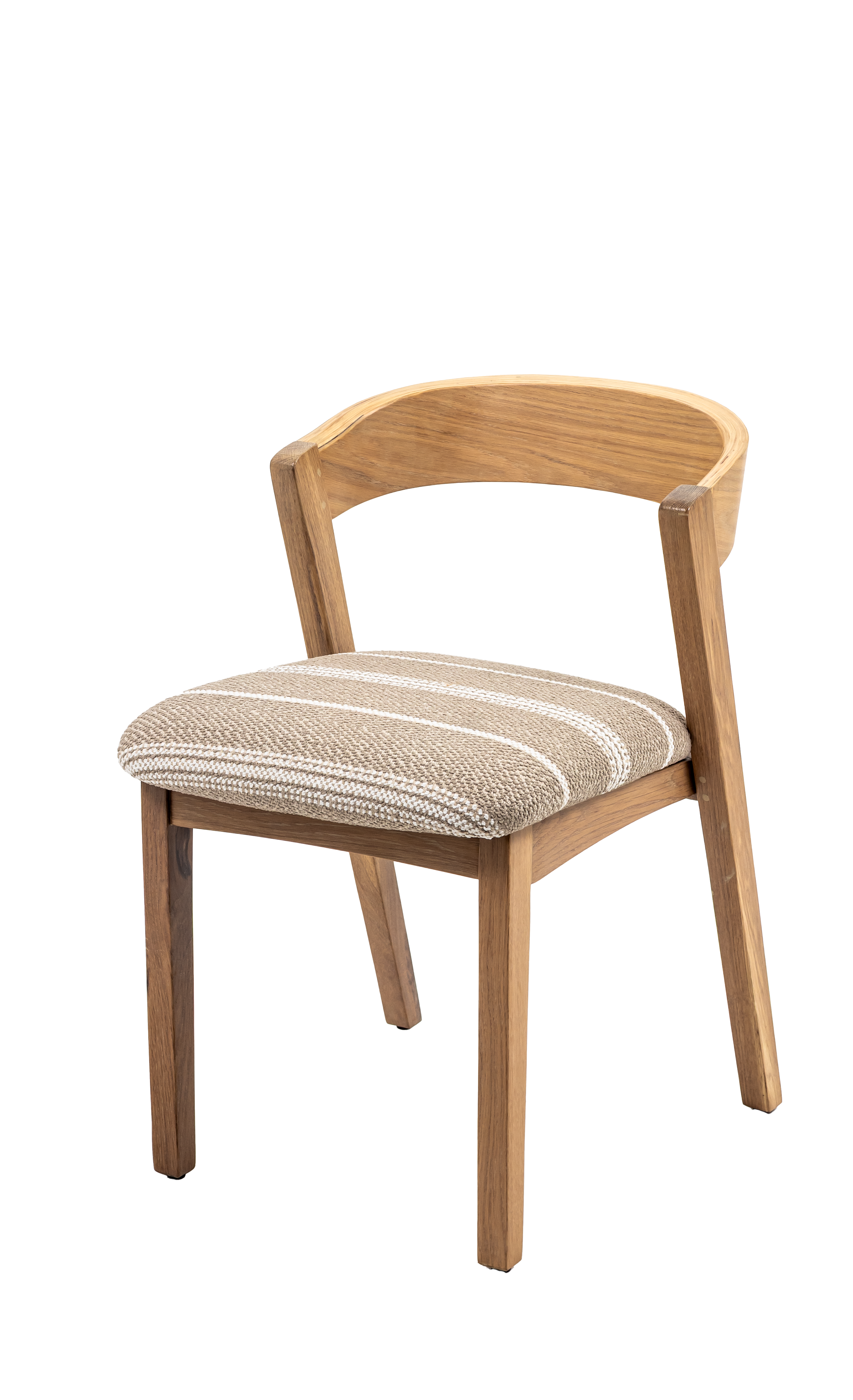 Ragu Wooden Dining Chair with Upholstered Seat