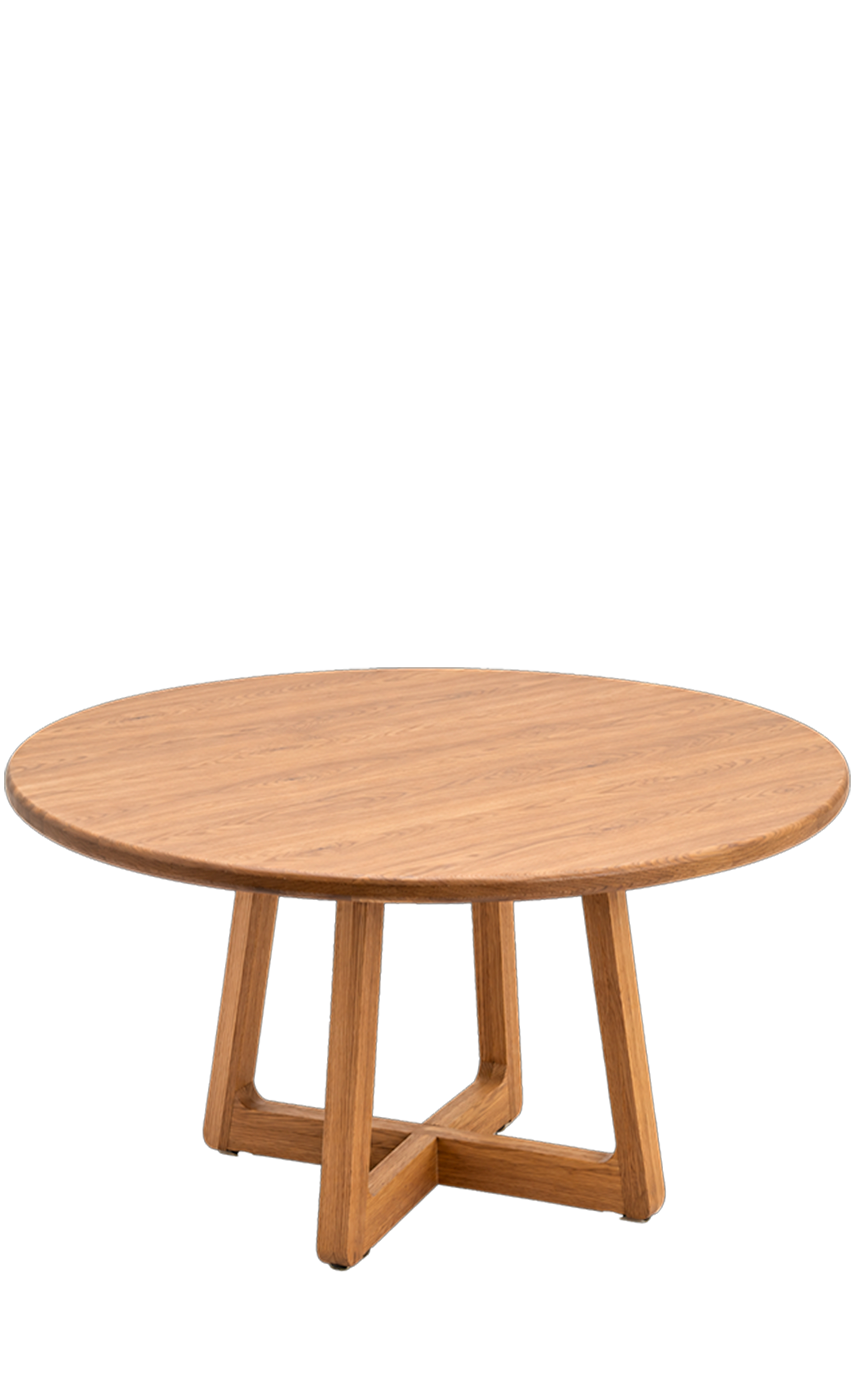 Saldanha Solid Oak Wooden Round Dining Table