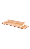 Silo Plus Wooden Shelf with Steel Bracket