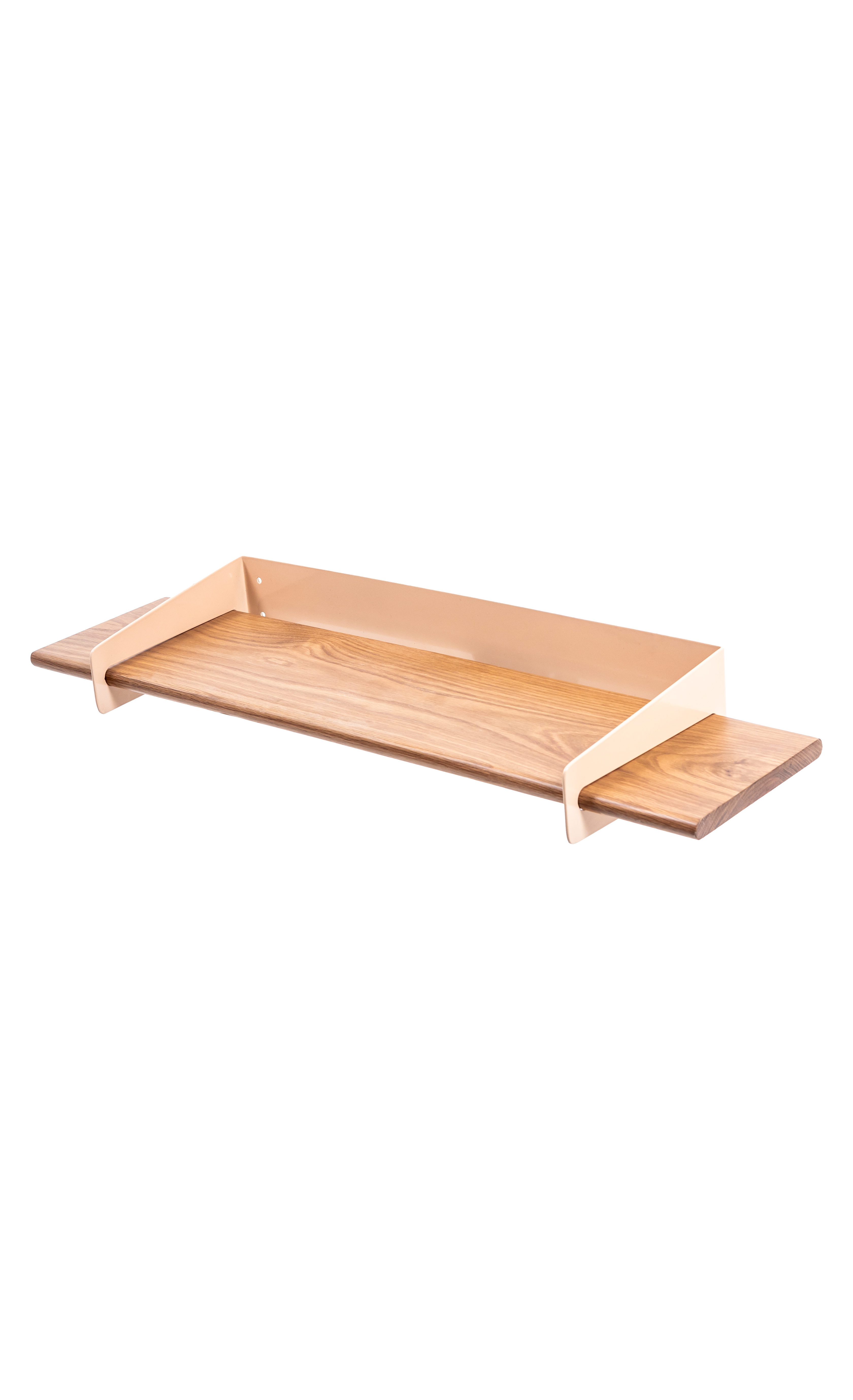 Silo Plus Wooden Shelf with Steel Bracket