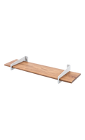 Silo Wooden Shelf with Steel Bracket