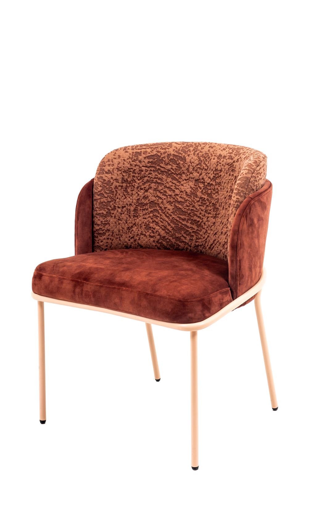 Sovo Upholstered Steel Dining Chair