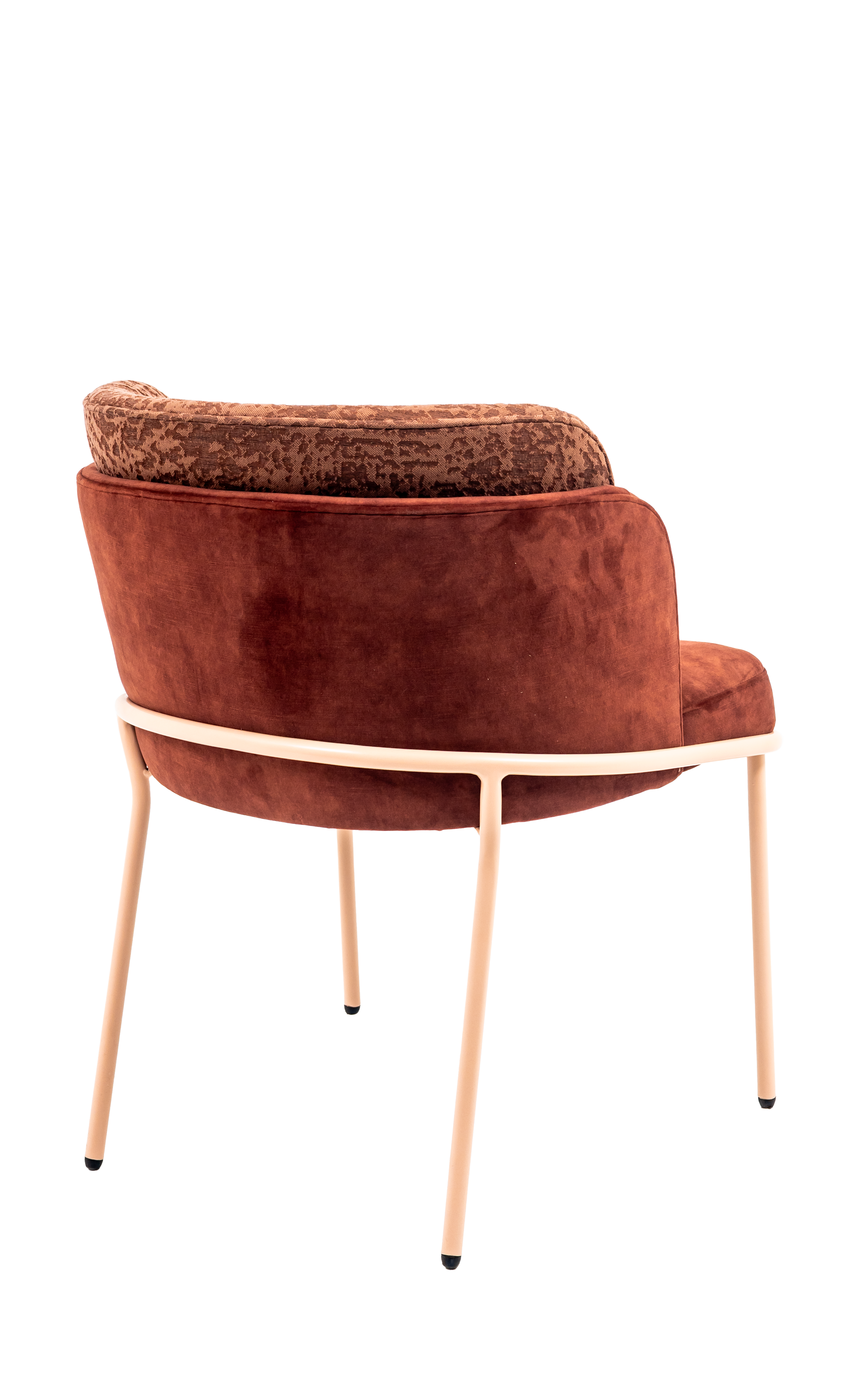 Sovo Upholstered Steel Dining Chair