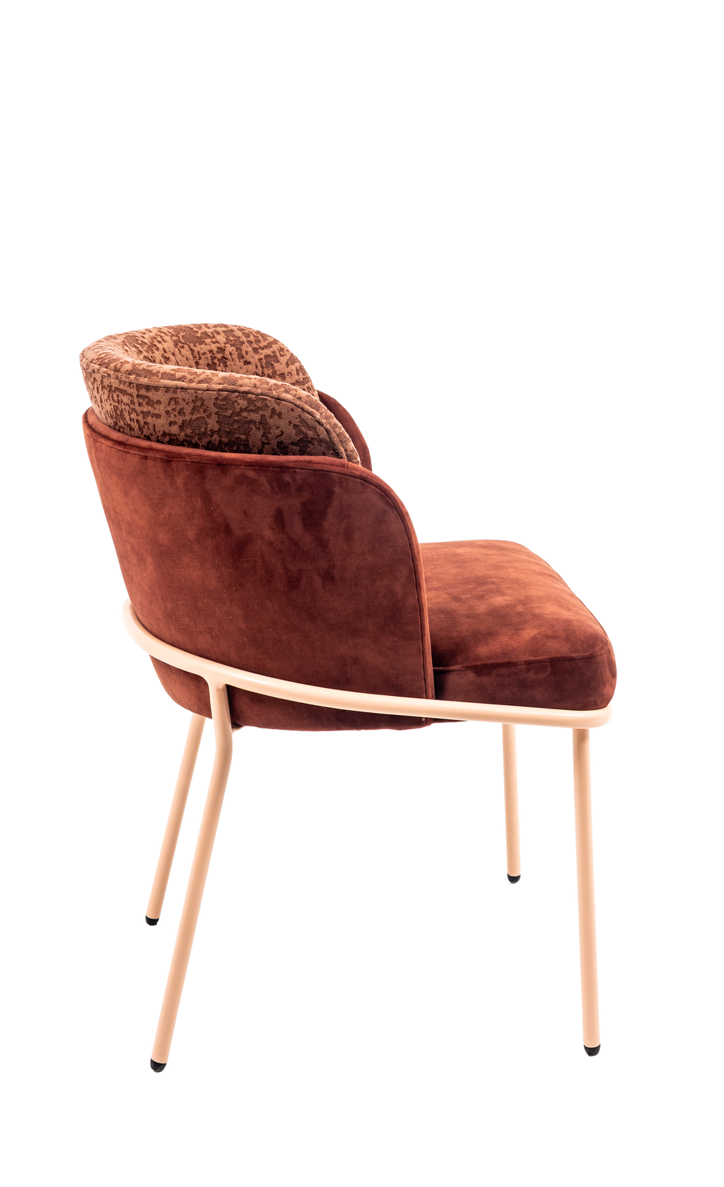 Sovo Upholstered Steel Dining Chair