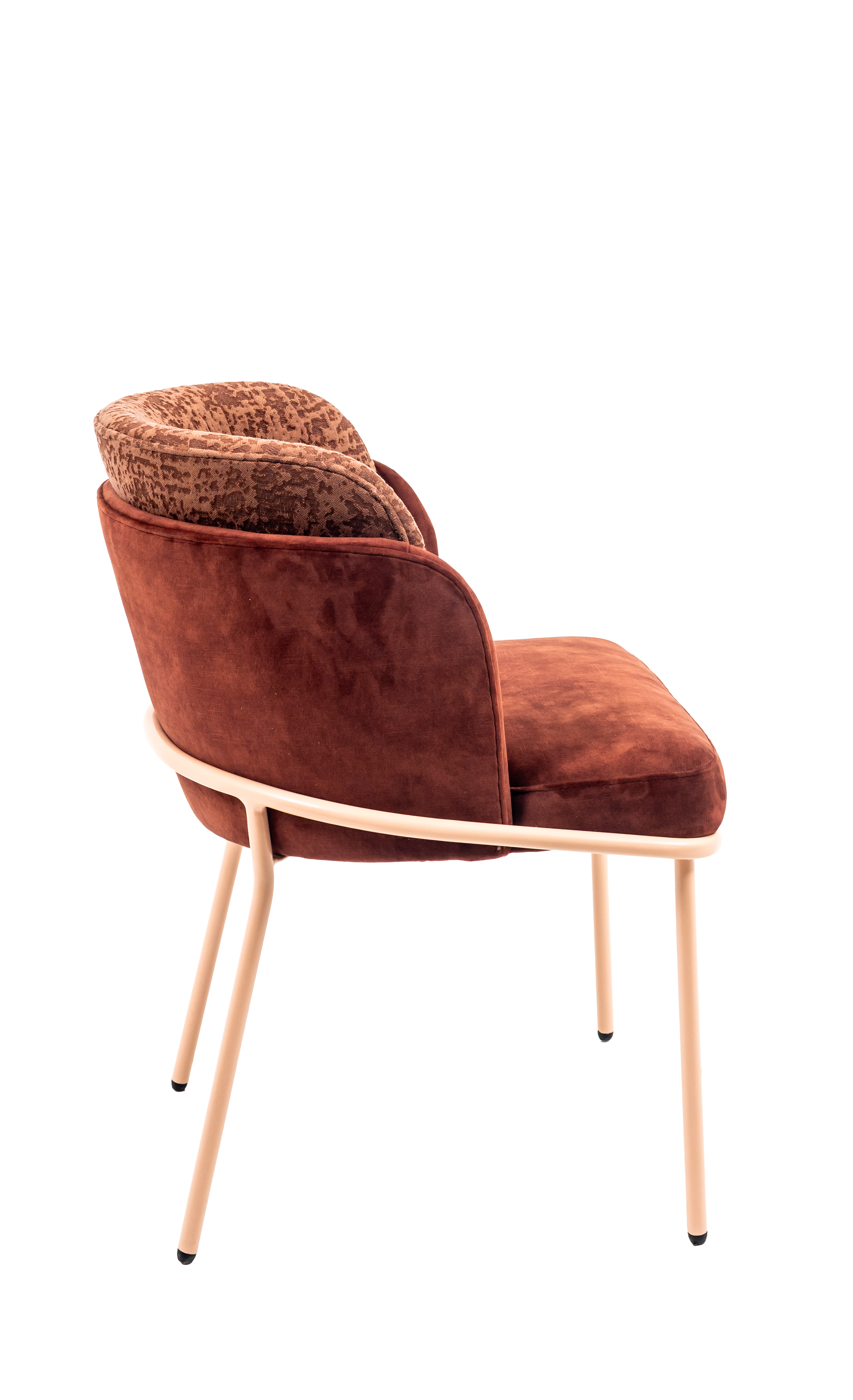 Sovo Upholstered Steel Dining Chair