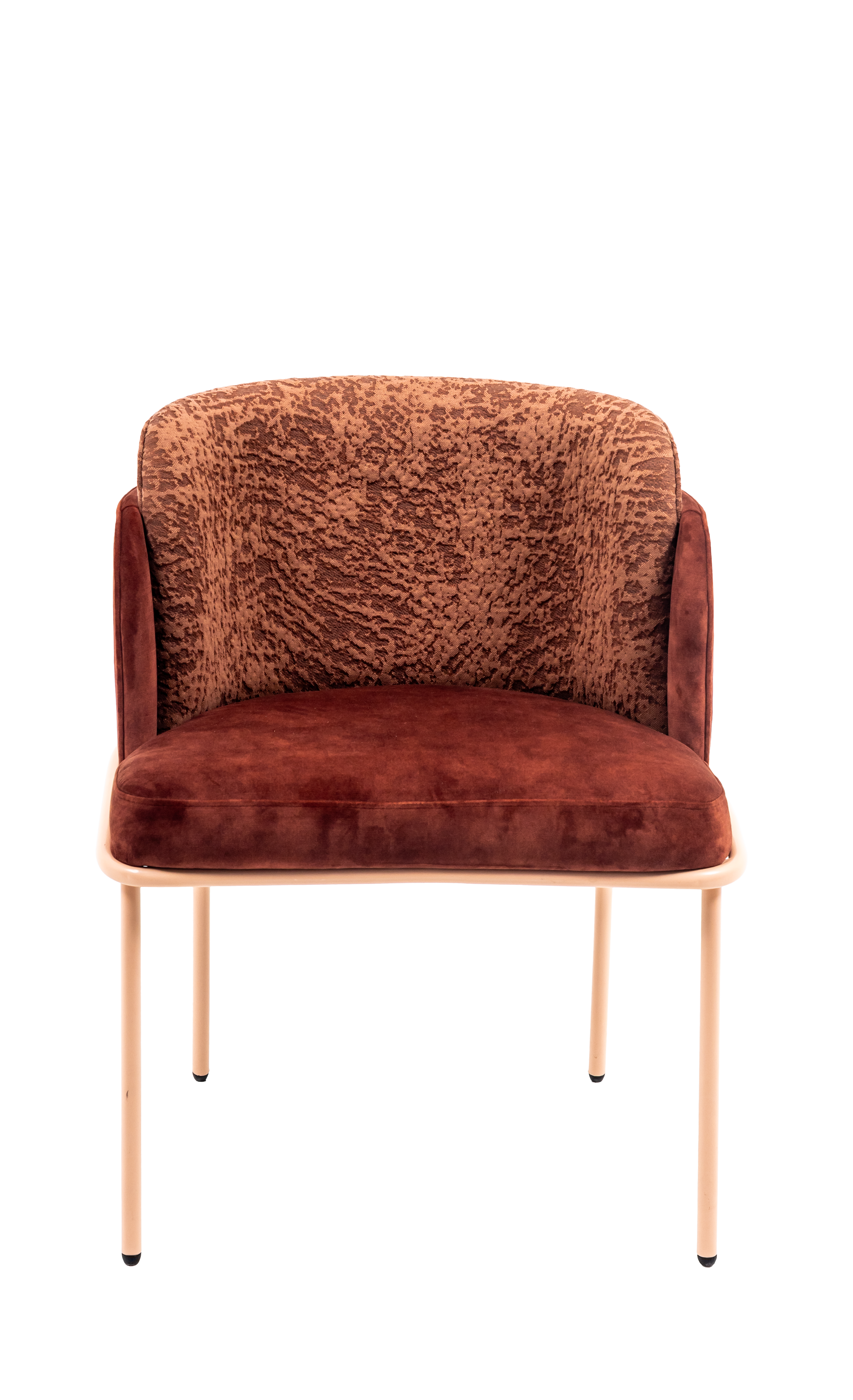 Sovo Upholstered Steel Dining Chair
